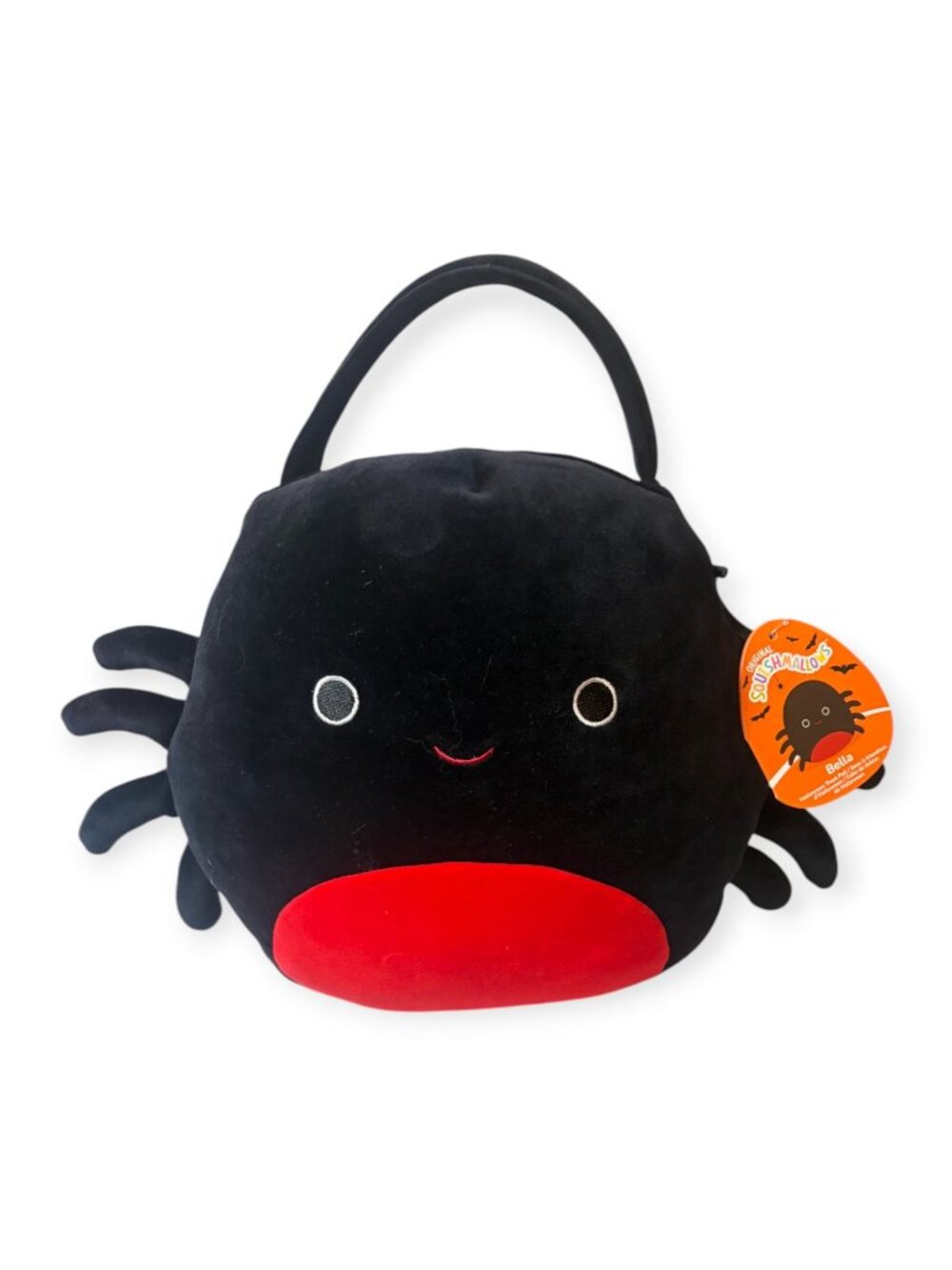 Squishmallows Bella Halloween Spider Candy Treat Pail